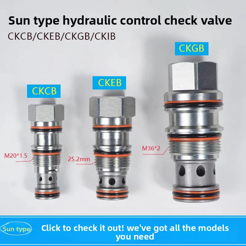 Hydraulic Check Valve CKEB-XCN/CKGB/CKCB SUN Series M20*1.5/M36*2 315 bar