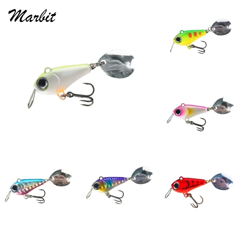 1Pc VIB Spinner Bait 15G/3.3CM Fly Japan Sinking Vibration Crankbait Artificial Wobblers Fishing Lure For Carp Bass