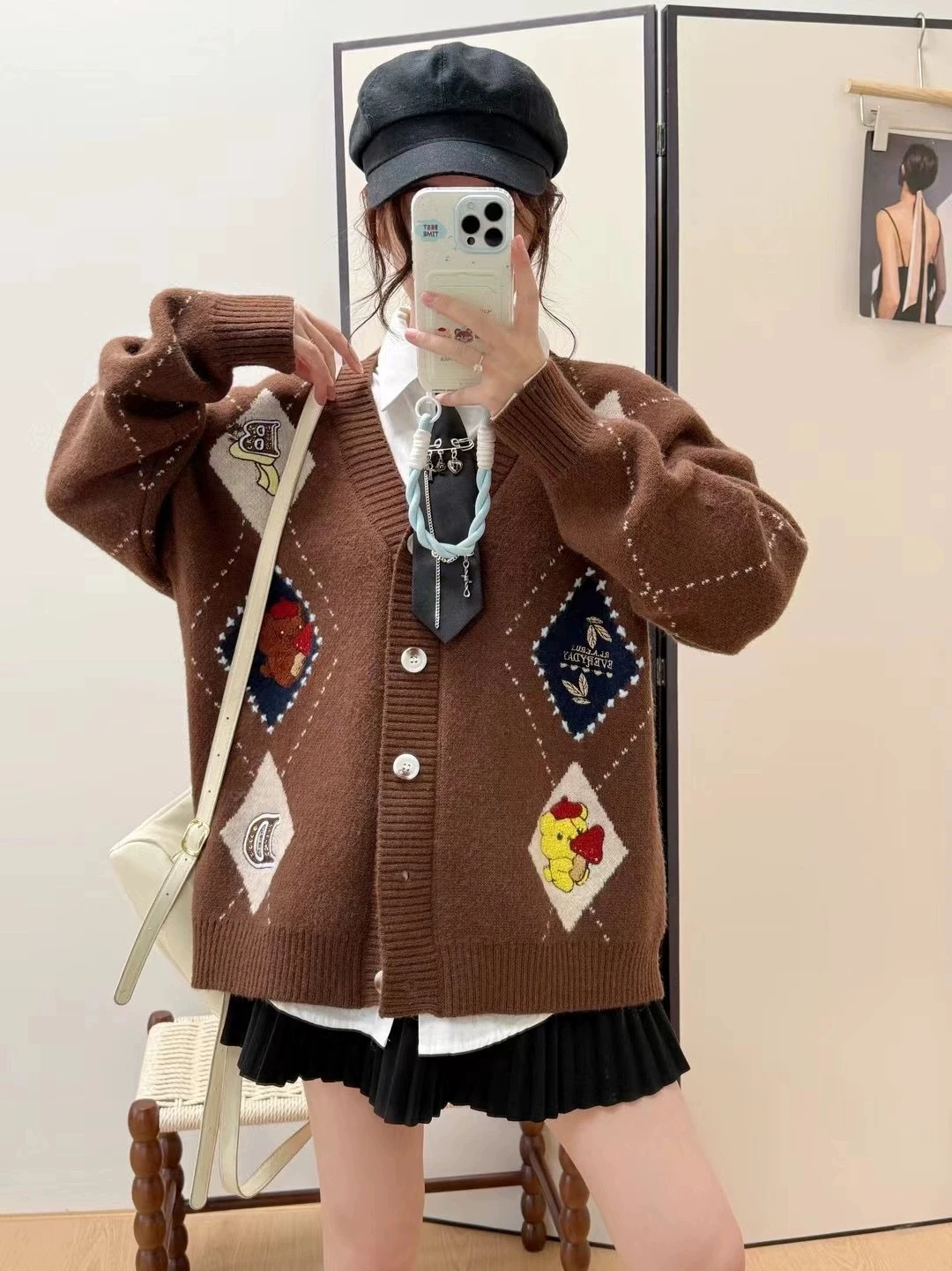 Autumn and winter new style gentle v-neck temperament pure lust hot girl slim long-sleeved sweater tops for women
