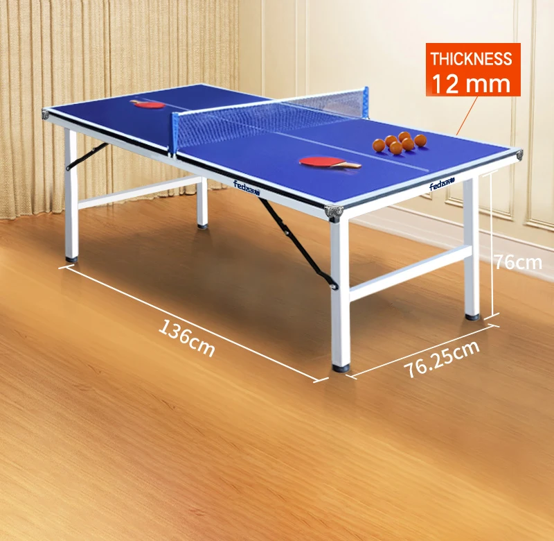 12Mm Tafeltennis Opvouwbare Tafel Mini Tennis Draagbare Tafeltennis Training Voor Kinderen