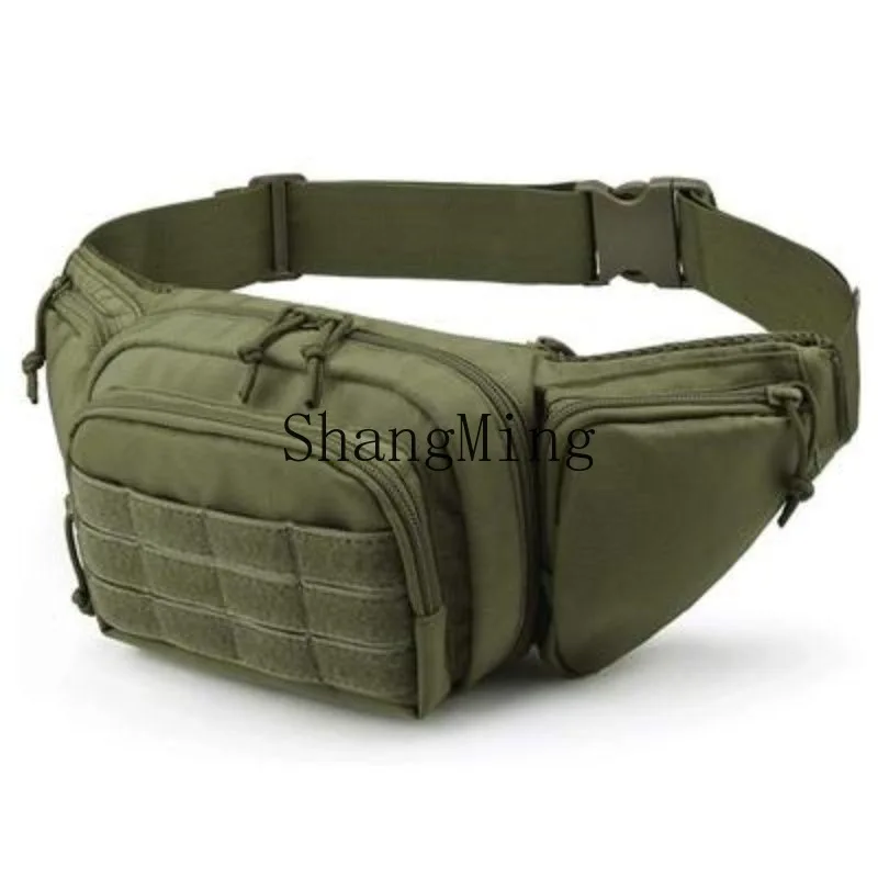 

PYH outdoor multifunctional fanny pack large capacity small outdoor light running sports military fan tactical fan