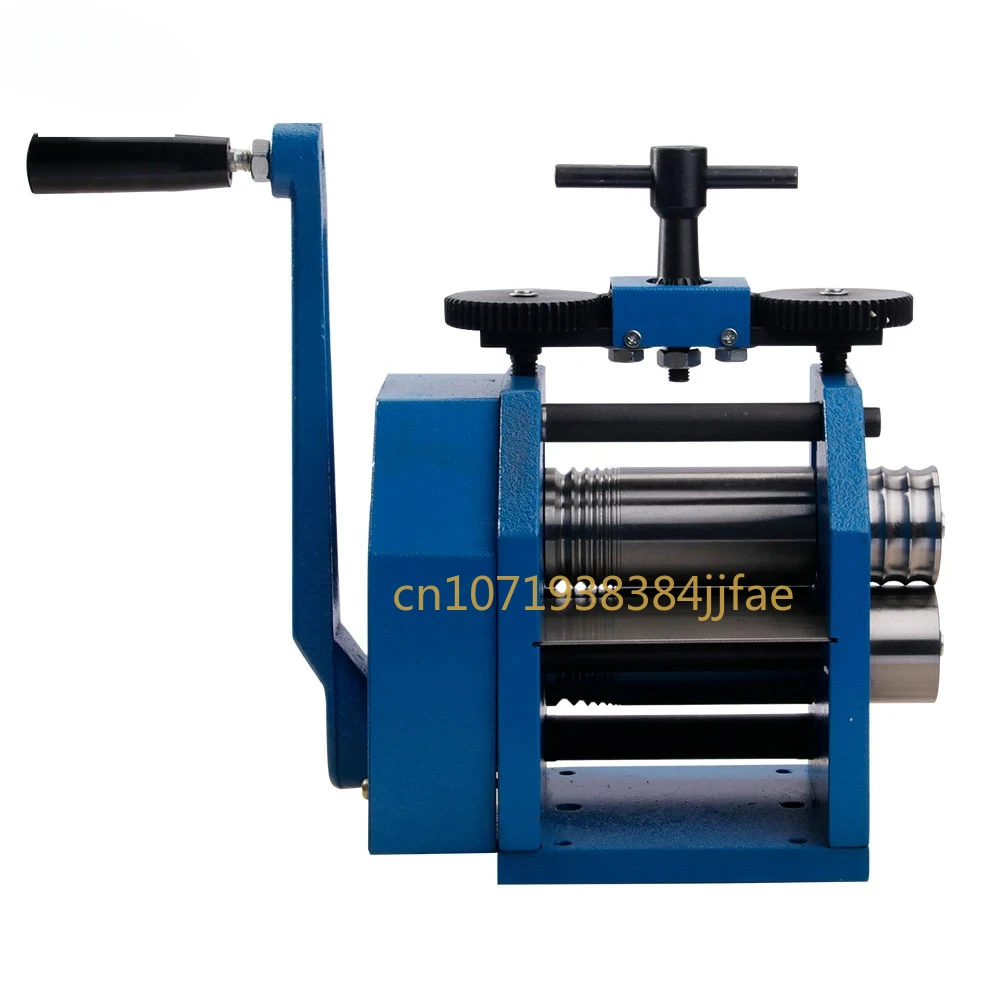 

3Inch / 4.4Inch Sheet Manual Combination Jewelry Rolling Mill Semicircle Press for Gold & Silver Nuggets