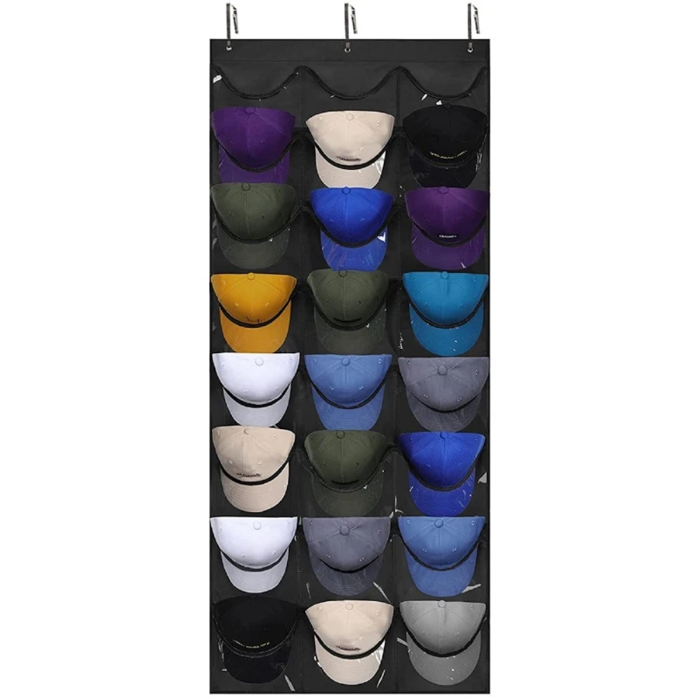 

Non-woven Hat Storage Rack Cap Holder Wall Bag Clip Organizer Closet Baseball Travel Cap Organizer Wall Mount Hat Racks