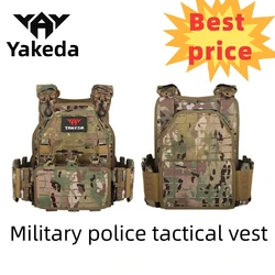 Yakeda New Hunting Tactical Vest 6094 Quick detachable light laser cut Tactical vest Black gear carry tactical vest