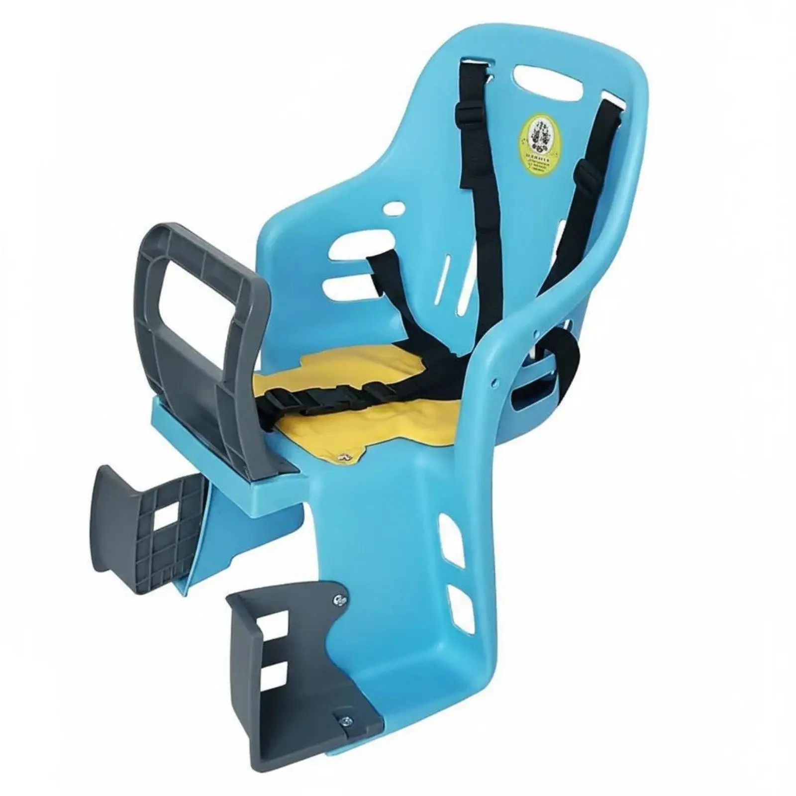Rear Kid's Bike Seat Sturdy Kids Bike Seat Harness for Young Children, Family Rides, Bicycling
