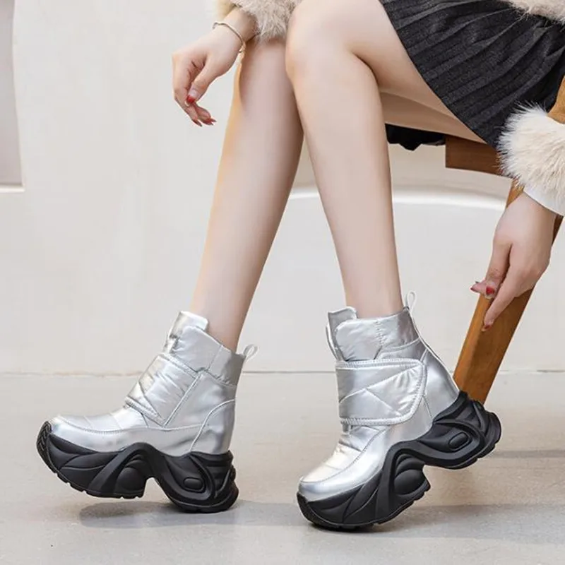 

Fashion New 2026 Ankle Boots Winter Women's Shoes Waterproof Snow Boot Thick Soles Warm Comfortable Women Chunky Platform Botas