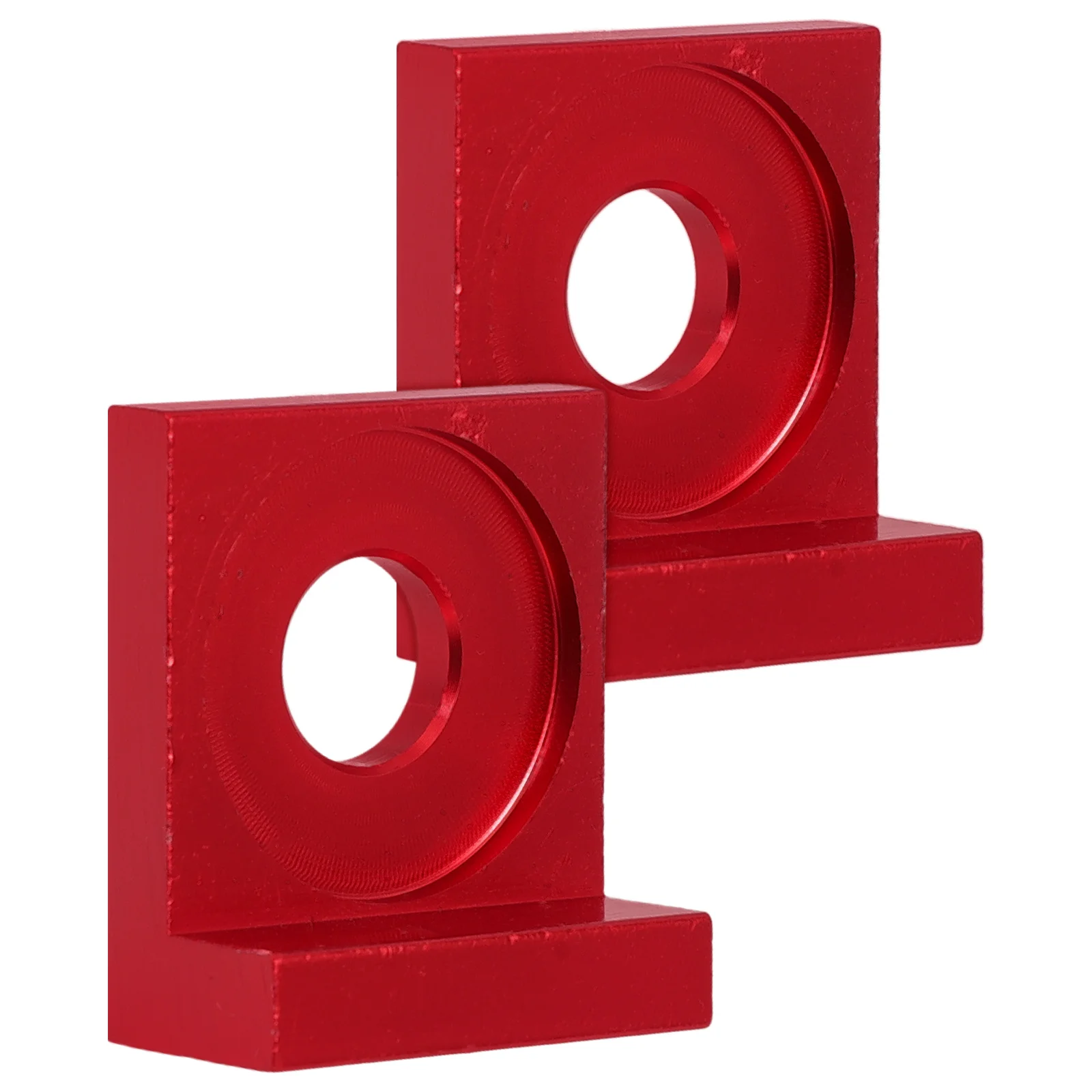 

2PCS Motorcycle Chain Tensioner Aluminum Red 12mm Hole Adjustable Regulator Accessories Bolt Chain Adjusters Supplies Block