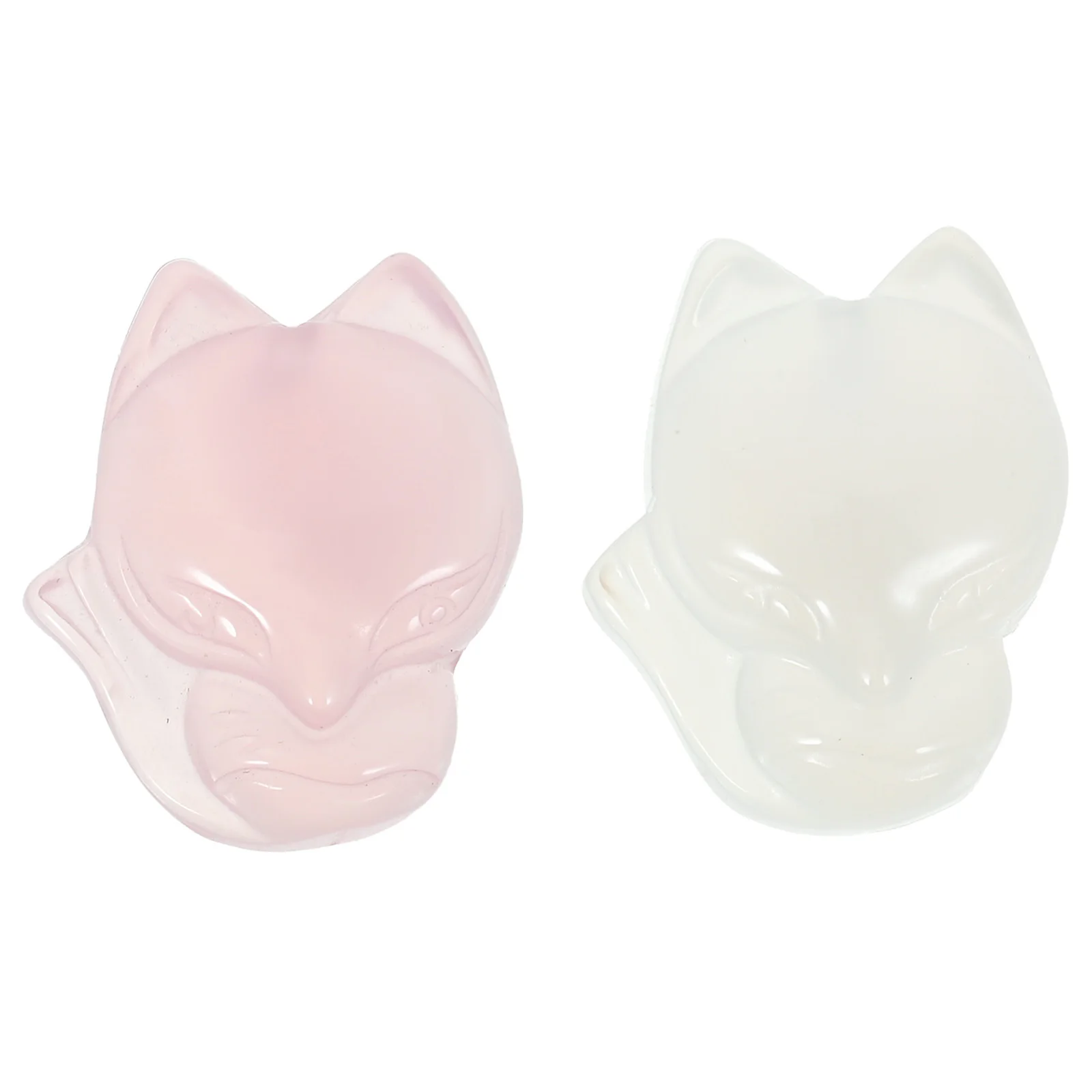 

2Pcs Fox Charms Agate Pendant DIY Necklace Bracelet Keychain Craft Accessories Adorable Fox Shaped Jewelry Charms