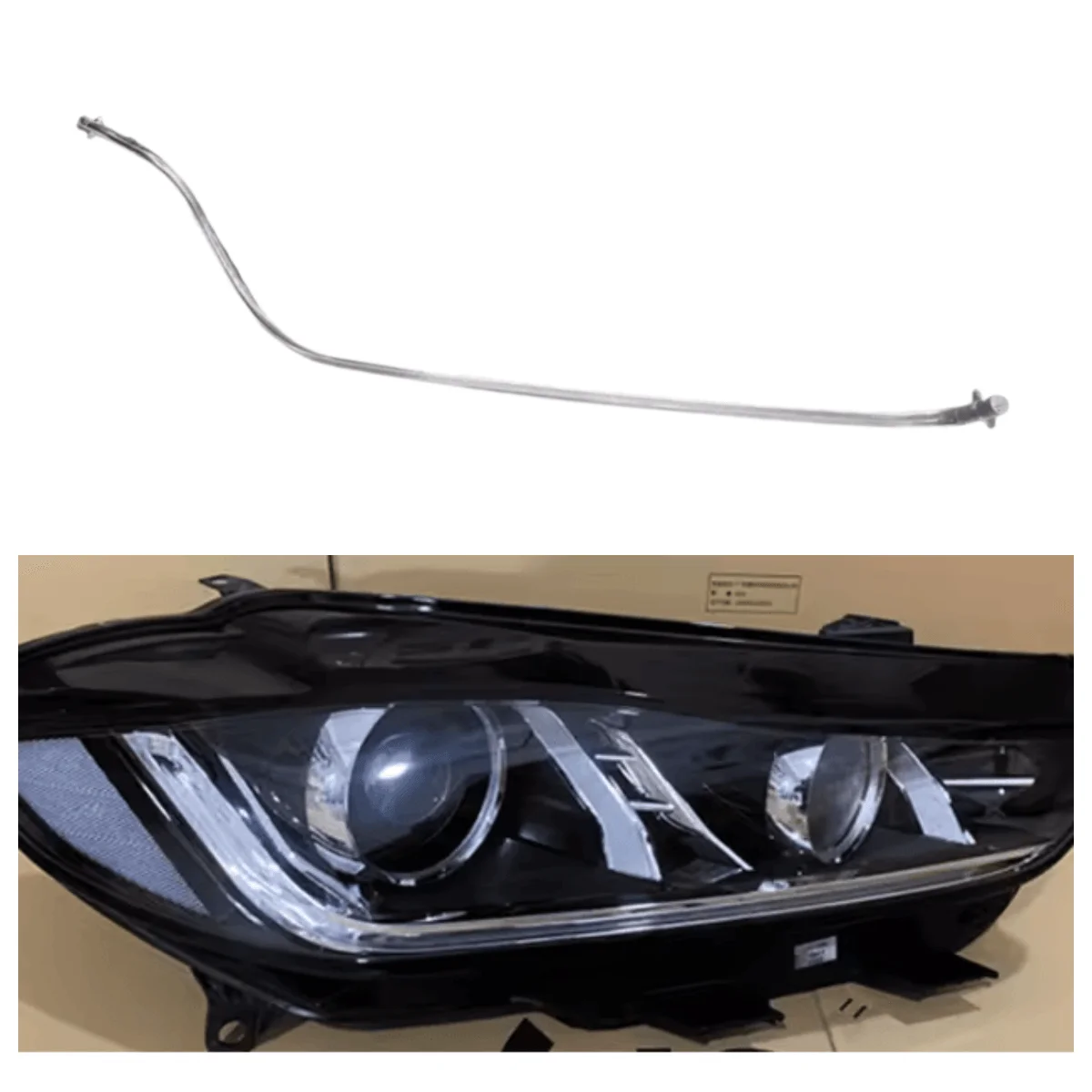 

Car Headlight Angel Eyes Light Guide Strips For Jaguar XE 2015 2016 2017 2018 2019 Daytime Running Light DRL Light Guide Tube