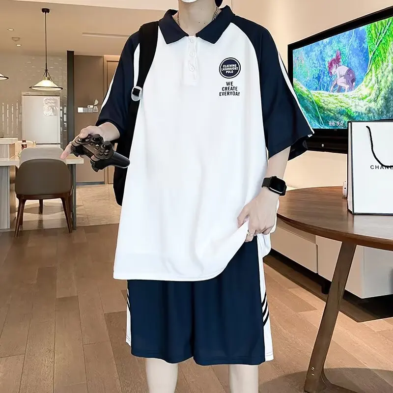 

Летний спортивный костюм для подростков и старших детей, повседневный комплект для отдыха, китайский бренд Komeiwei