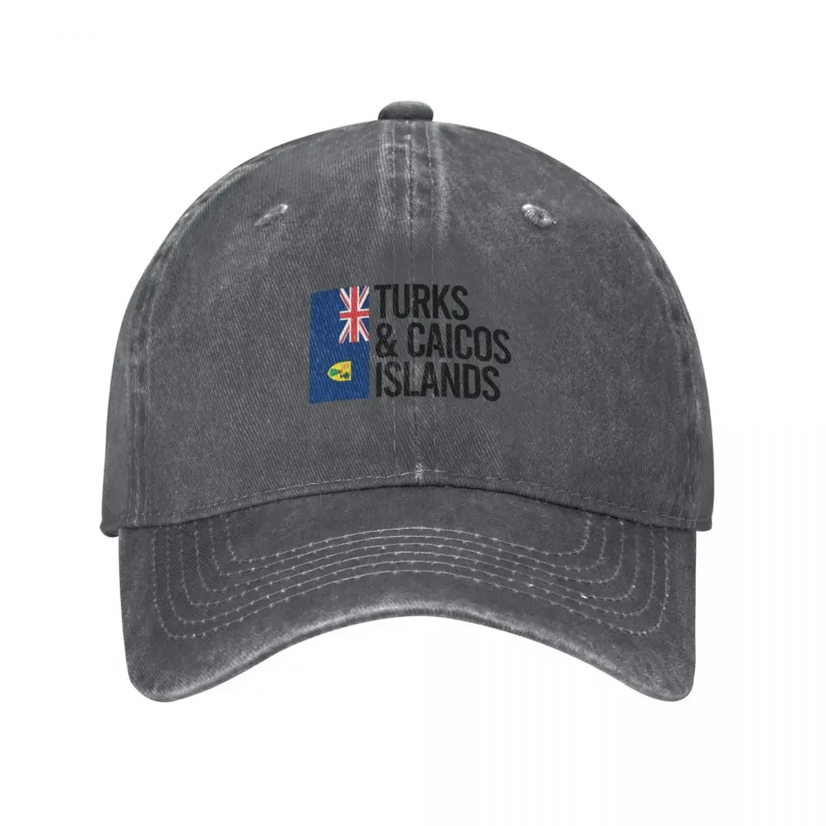 Turks & Caicos Islands Minimal Design collection Baseball Cap New In Hat Big Size Hat Thermal Visor beach hat Girl Men's