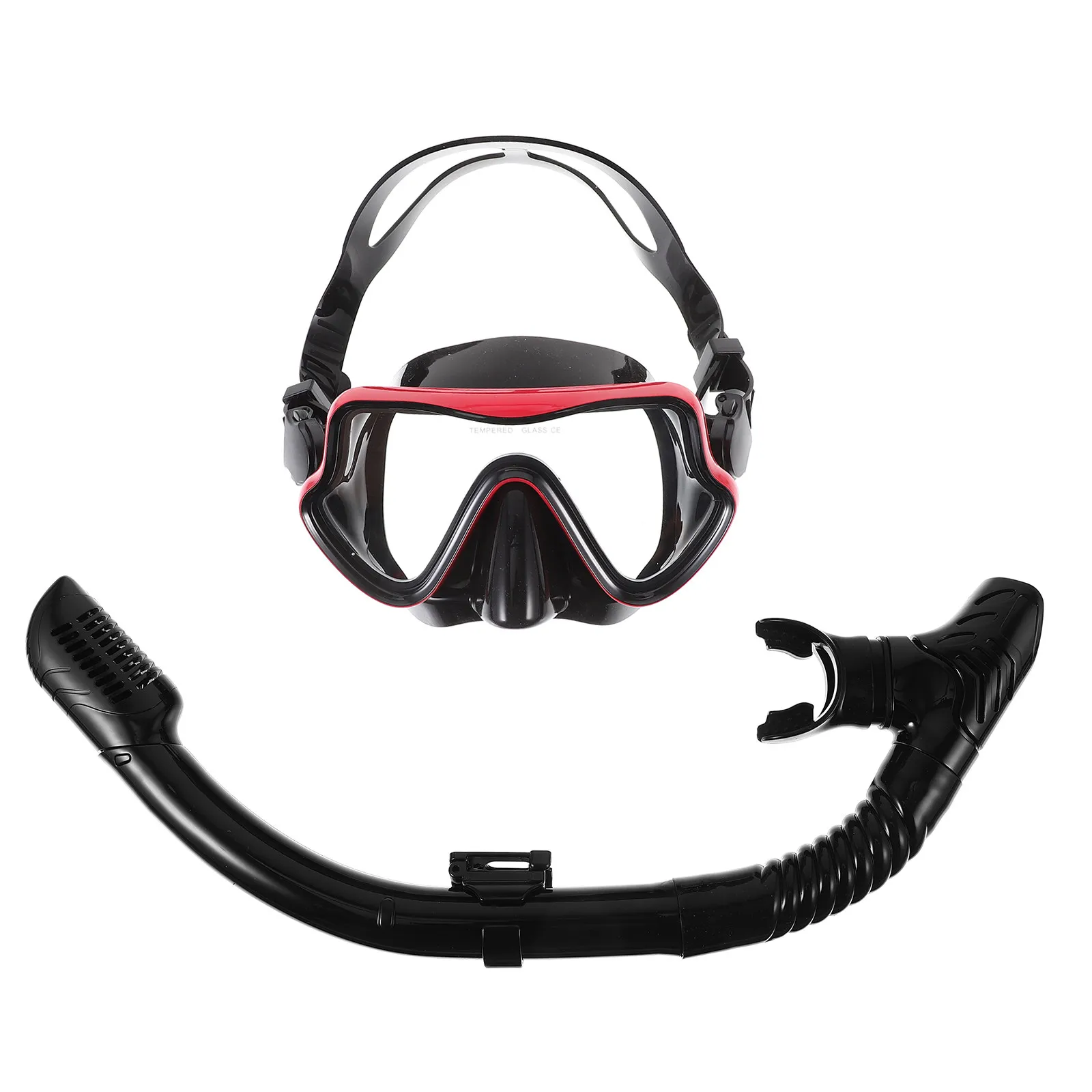 

Комплект для снорклинга: маска и трубка, компактный, легкий, удобный, для взрослых, для комфортного обзора и снижения усталости челюсти