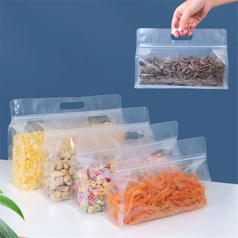 Food Fresh Bag Bite-in Sealing Strip Leakproof Containers Food Storage Bag Reusable Zip Shut Bag Refrigerator Freshed Bags