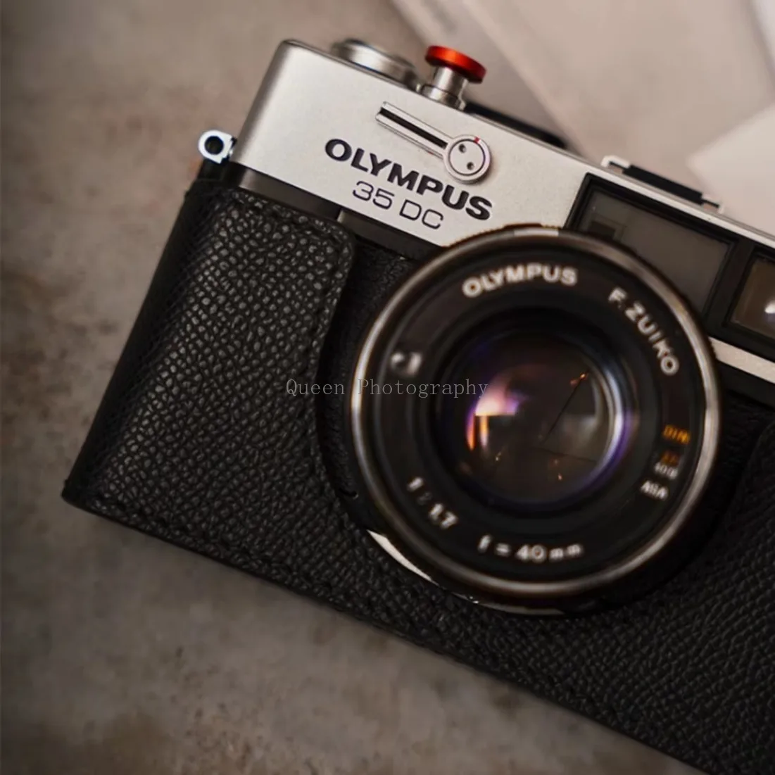 

Handmade Genuine Leather Camera Half Cases Covers Protection Bag Base for Olympus 35DC 35RD Accessories 인스탁스 Рюкзак Фоторюкзак