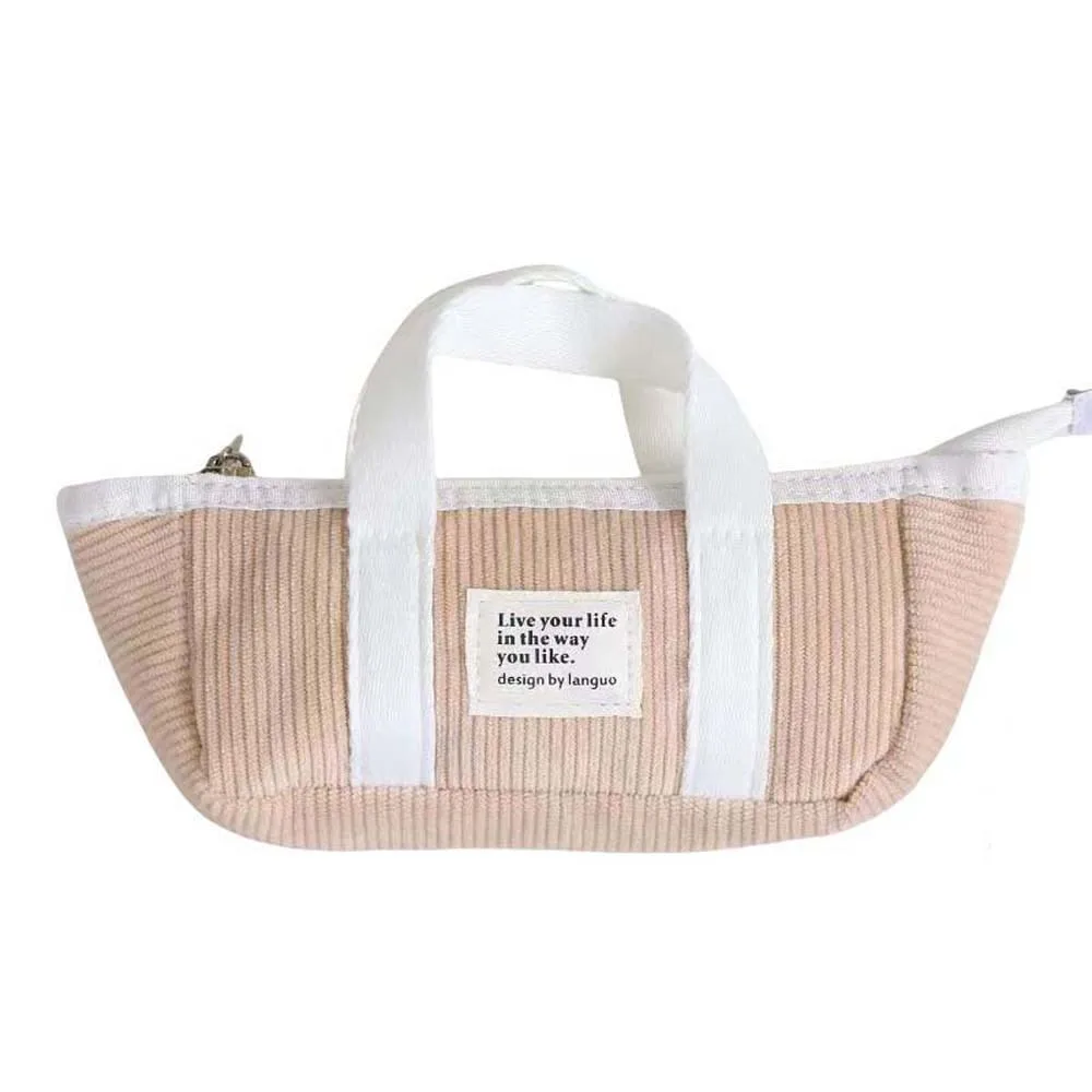 

Desktop Storage Handheld Stationery Bag Large Capacity Ship Shape Korean Style Pencil Case Aesthetic Handheld Pencil Pouch