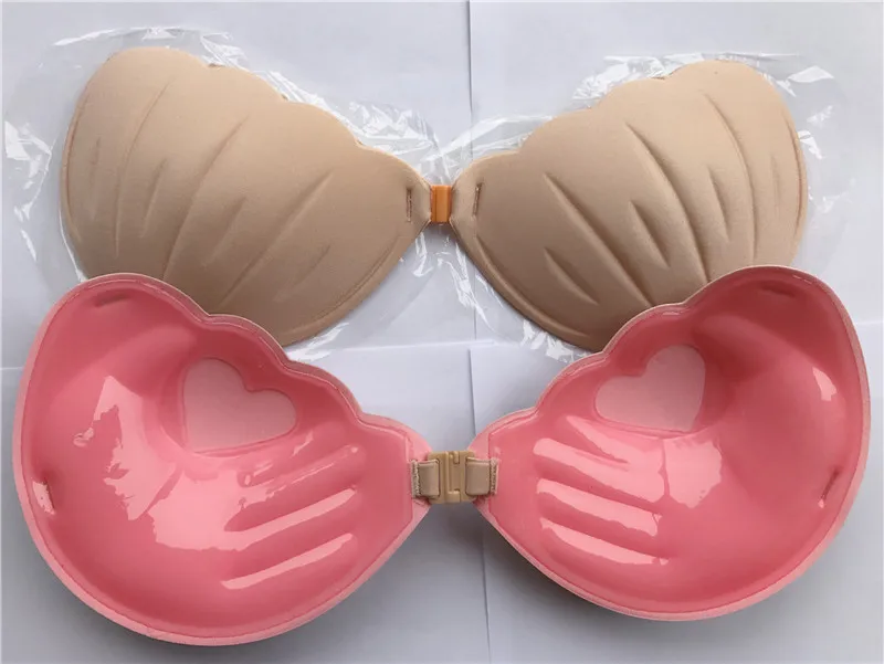 Invisible Bra Push Up Silicone Bra for Wedding Sticky Reusable with Transparent Straps Backless Bikini Lingerie