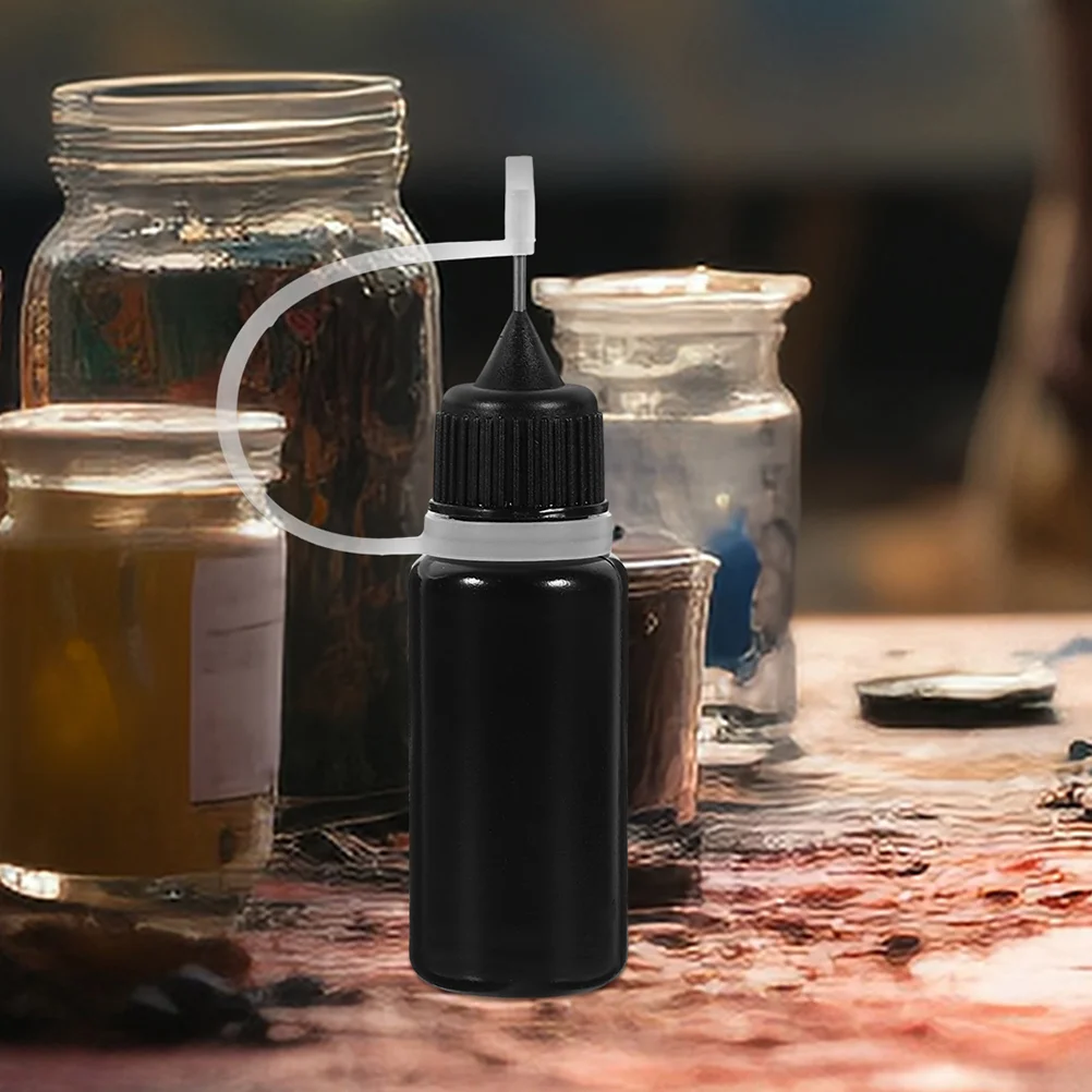 10 Pcs Needle Tip Bottle Glue Bottles with Fine Squeeze Applicator for Liquids Precision