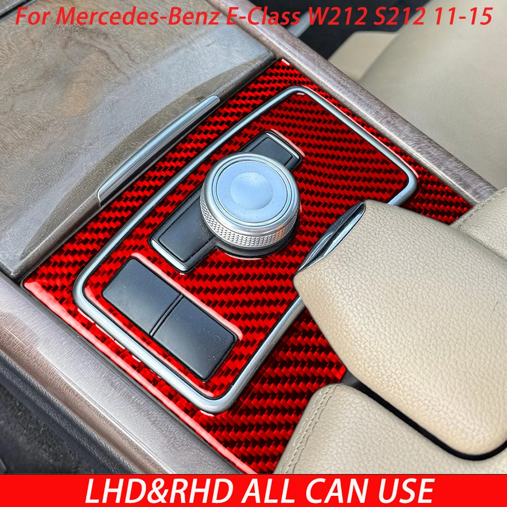 Carbon Fiber Sticker For Mercedes-Benz E-Class W212 S212 2011 2012 2013 2014 2015 Volume Control Kit Decal Gift for Car Lover