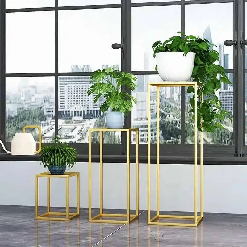 

Display Living Nordic Minimalist Aesthetics Flower Stand Room Plant Flower Pot Stand Designer Porte Plantes Home Furniture