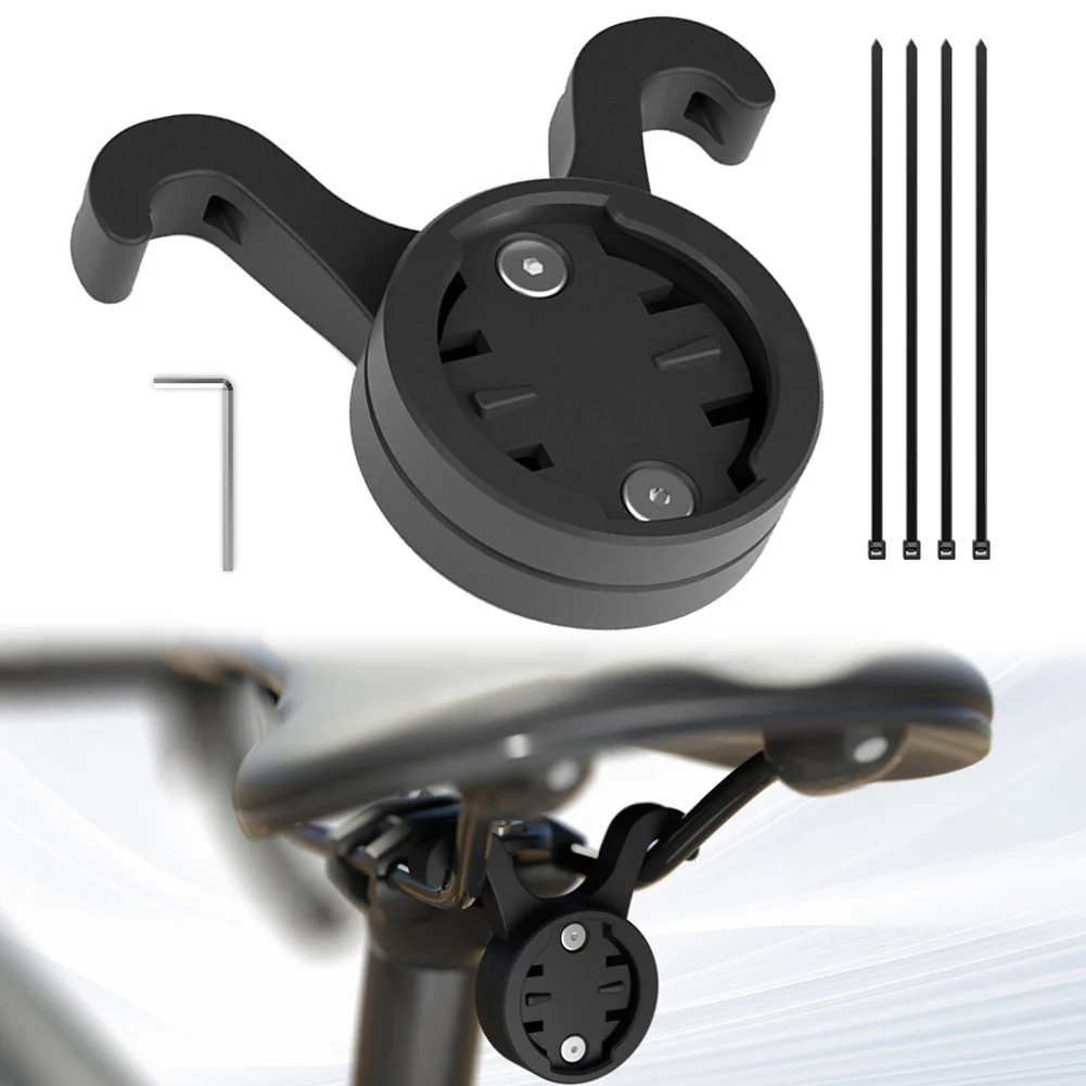 Bike Saddle Light Mount 58mm ABS Tail Light Base Fixing Bracket For Garmin For Varia Bicycle Cameras Holder Accessories