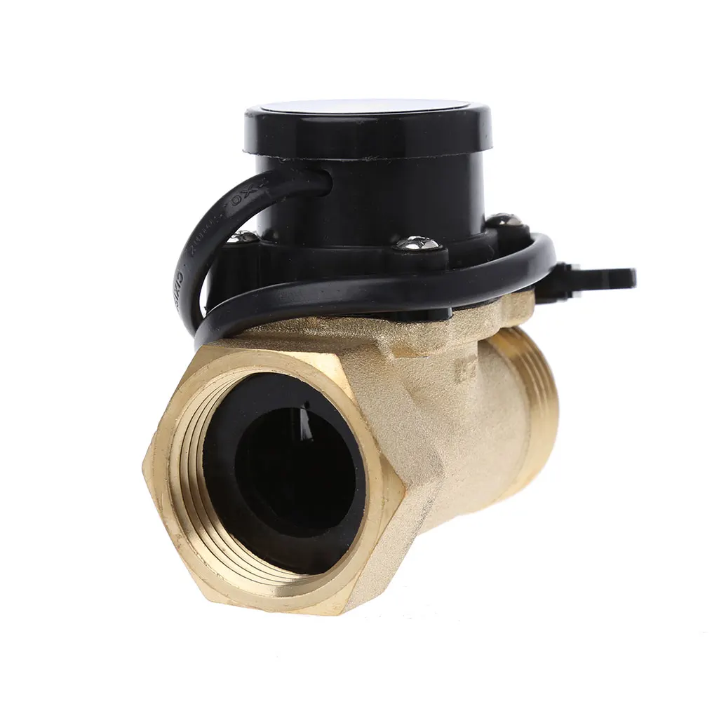 Sensor Water Pump Flow Switch 1 Inch Magnetic Automatic Control Pump Switch with G1 Thread 200W Copper Water Pump Switch