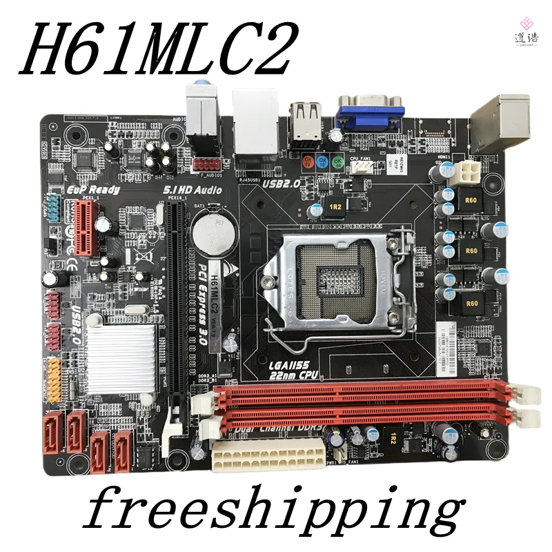 

For Biostar H61MLC2 Motherboard 16GB LGA 1155 DDR3 Micro ATX Mainboard 100% Tested Fully Work