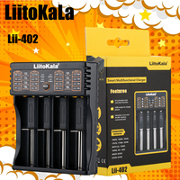 Liitokala Lii-402 18650 3.2V lithium iron phosphate 3.85V 3.7V lithium battery 26650 20700 14500 21700 25500 1.2V nickel hydroge