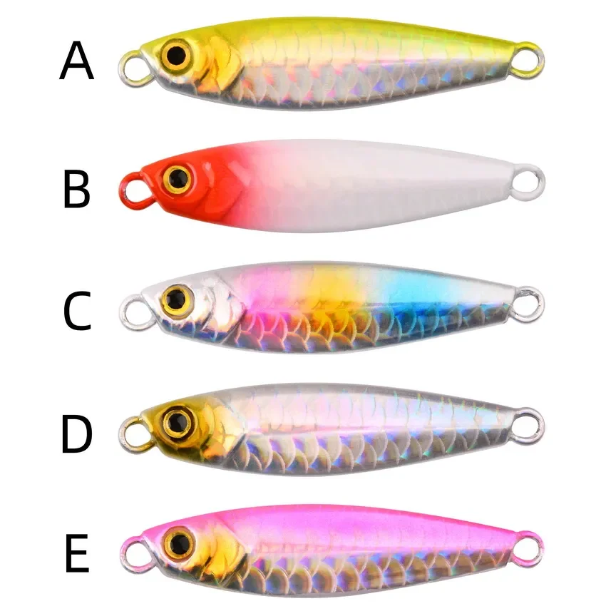 1pcs Japan Metal Cast Jig Lure 10g Shore Casting Jigging Lures Pesca Fish Sea Bass Fishing Lure Artificial Bait Tackle