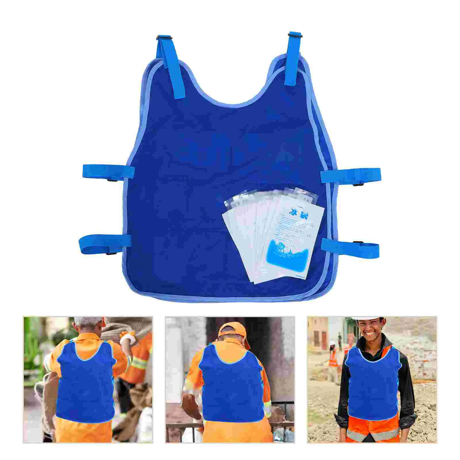 

Cooling Vest Overalls for Men Mens Vests Adults Hot Weather Summer Ice Bag Polyester Women Man Miss