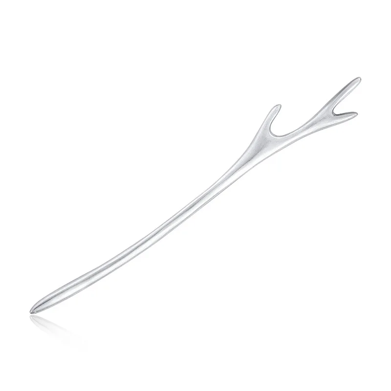 

S925 sterling silver hairpin female, ancient style high-end Hanfu, modern simplicity, plain silver hairpin one-word hairpin