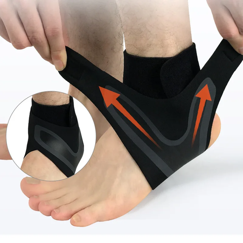 Ankle Support Brace One Piece For Sports Sprained Prevention Basketball Running Compression Sleeve Stabilizer Wrap