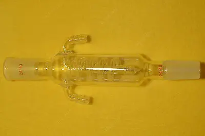 100mm,24/40,Coiled Reflux Condenser,Made By Borosilicate Glass 3.3,Lab Glassware