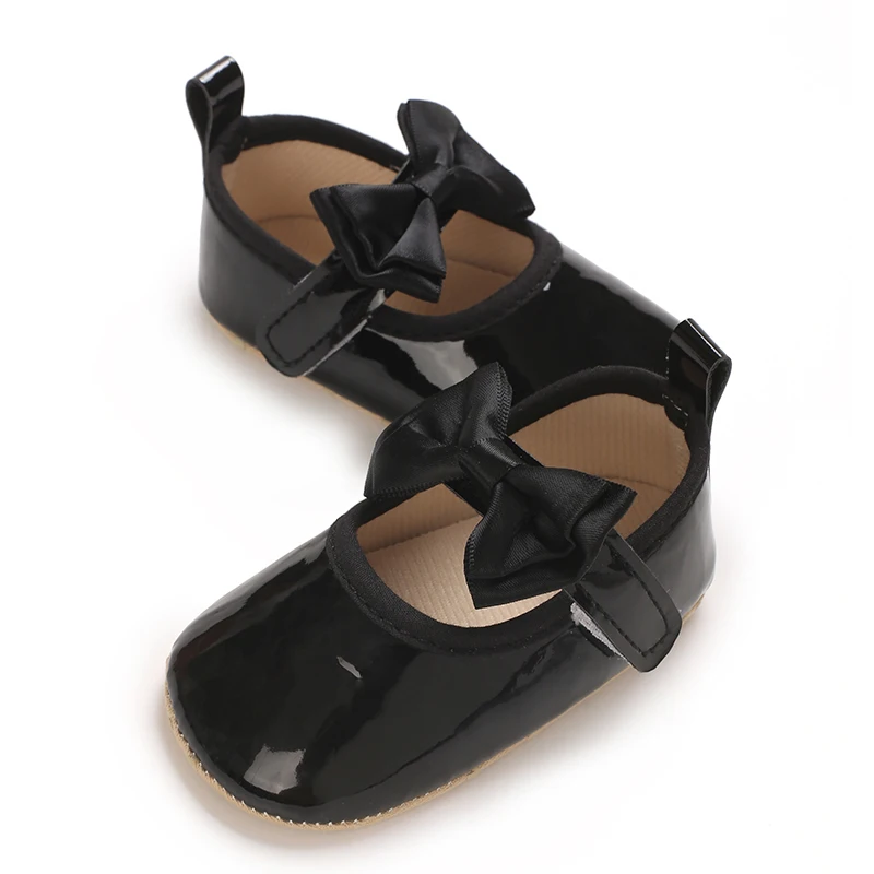 0-18M Women's Baby Shoes Fashionable Classic Mary Jane Princess Shoes PU Rubber Sole Anti slip Walking Shoes