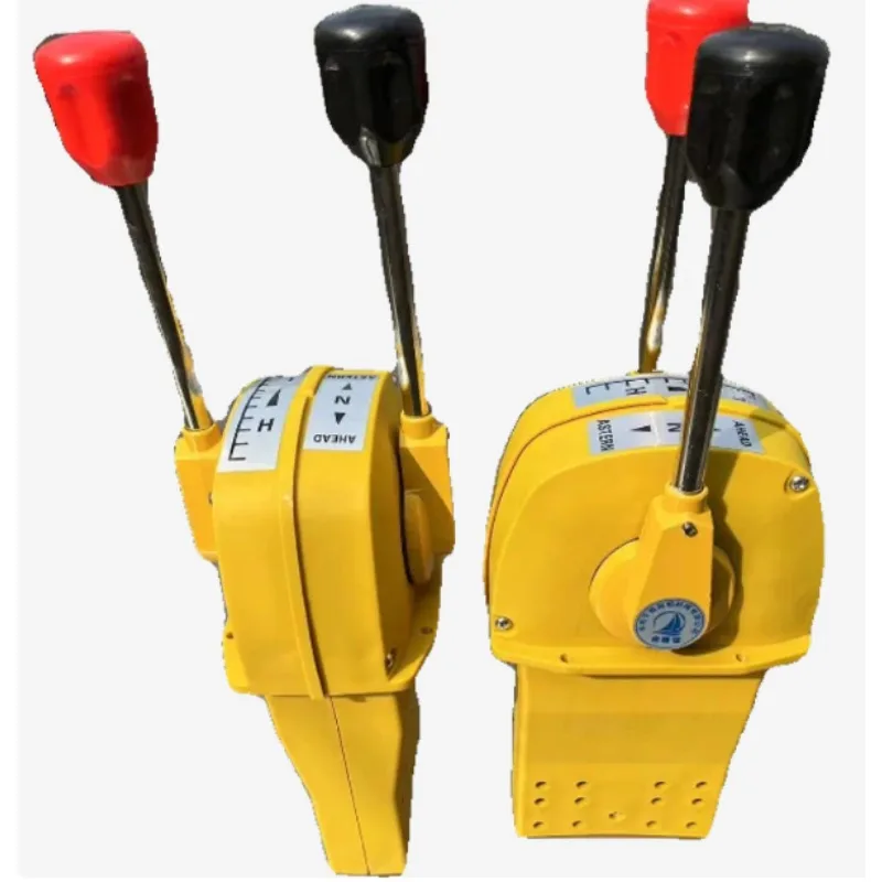 1PC Boat Dual Lever Handle Marine Top Mount Twin lever Engine Shift Control Universal boat dual Lever Throttle control