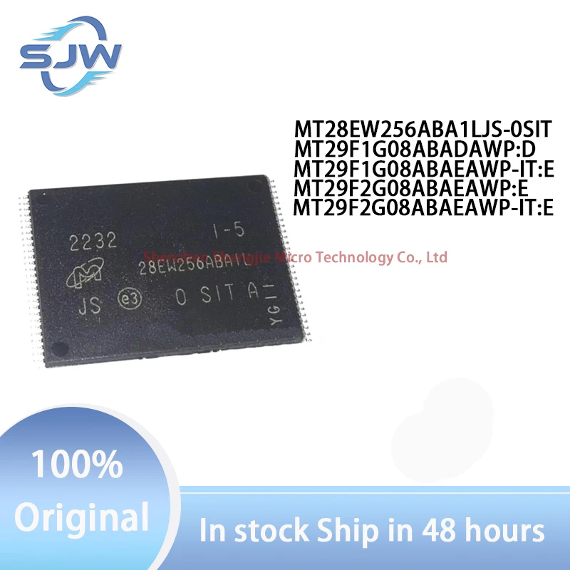 MT28EW256ABA1LJS-0SIT MT29F1G08ABADAWPD MT29F1G08ABAEAWP-ITE MT29F2G08ABAEAWPE MT29F2G08ABAEAWP-ITE TSOP56 TSOP48 chip