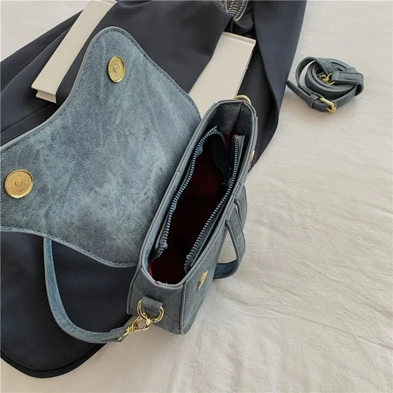 Fashion Small Mini Saddle Crossbody Bags for Women Replica Brand Purses and Handbags Designer Luxury Shoulder Bags PU Leather