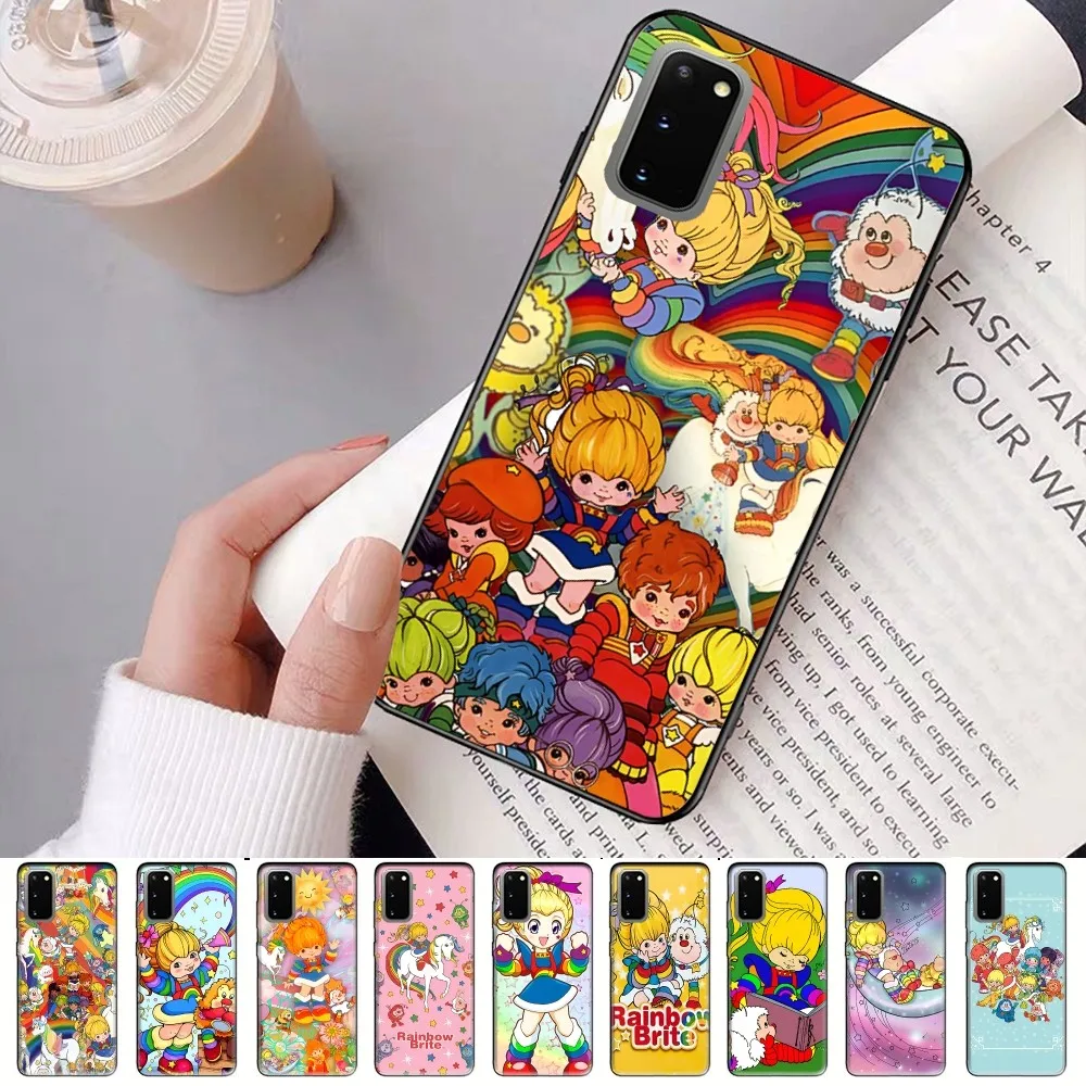 R-Rainbow Cute Brite Phone Case For Samsung S 9 10 20 21 22 23 30 23 24 Plus Lite Ultra FE S10lite Fundas