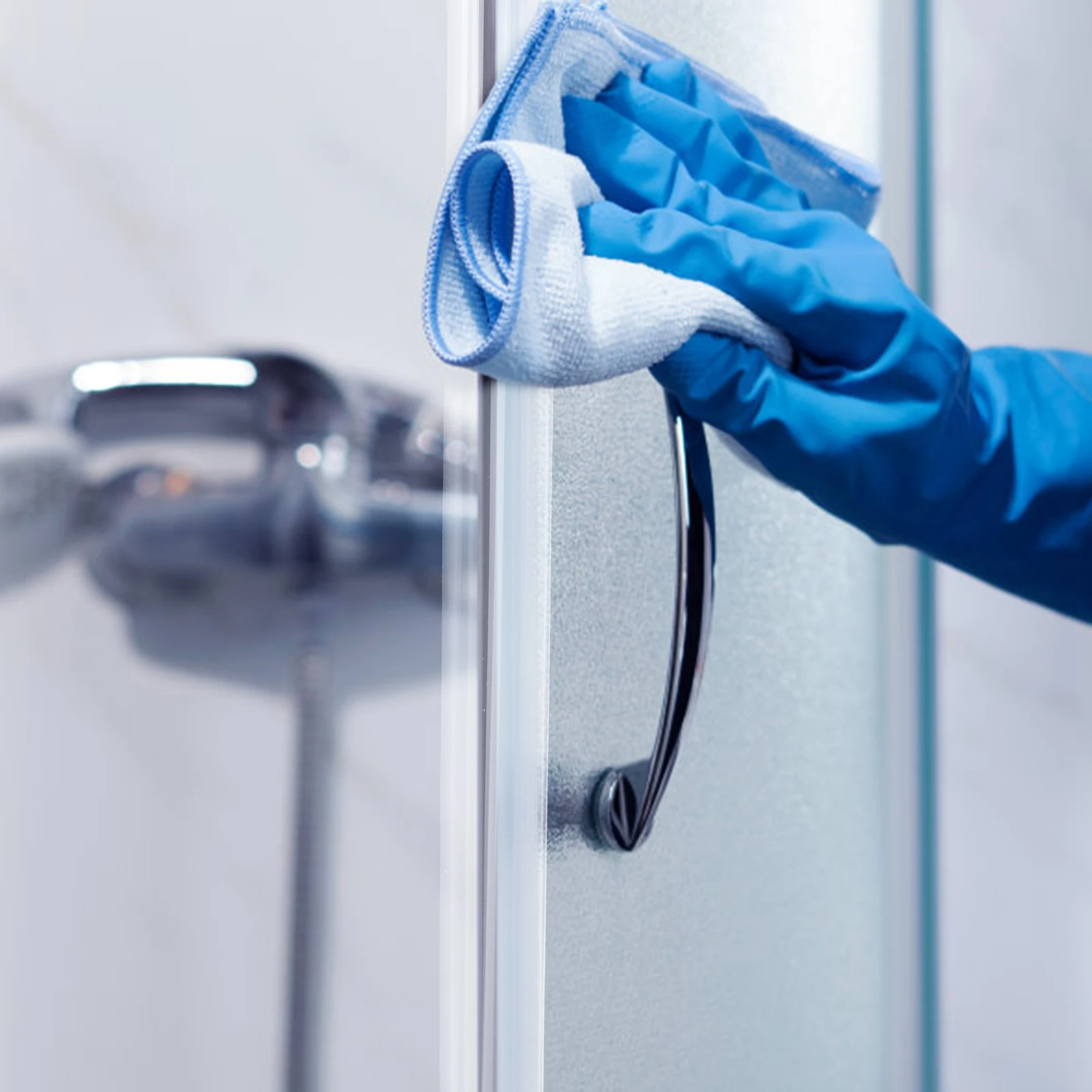 

Frameless Glass Door Sealing Strip Practical Silicone Rubber Bathroom Waterproof Seal Strip Shower Door Water Barrier Dry Wet