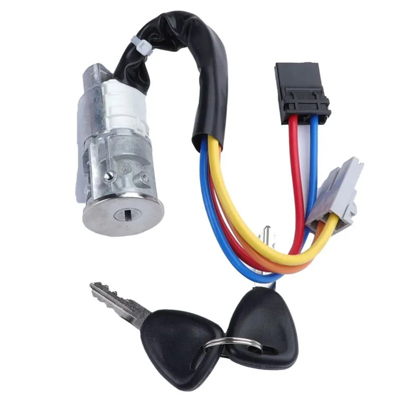 Coche 7701470736 77014-70736 cilindro de cerradura de encendido y llave de interruptor para Renault Kangoo-A93R
