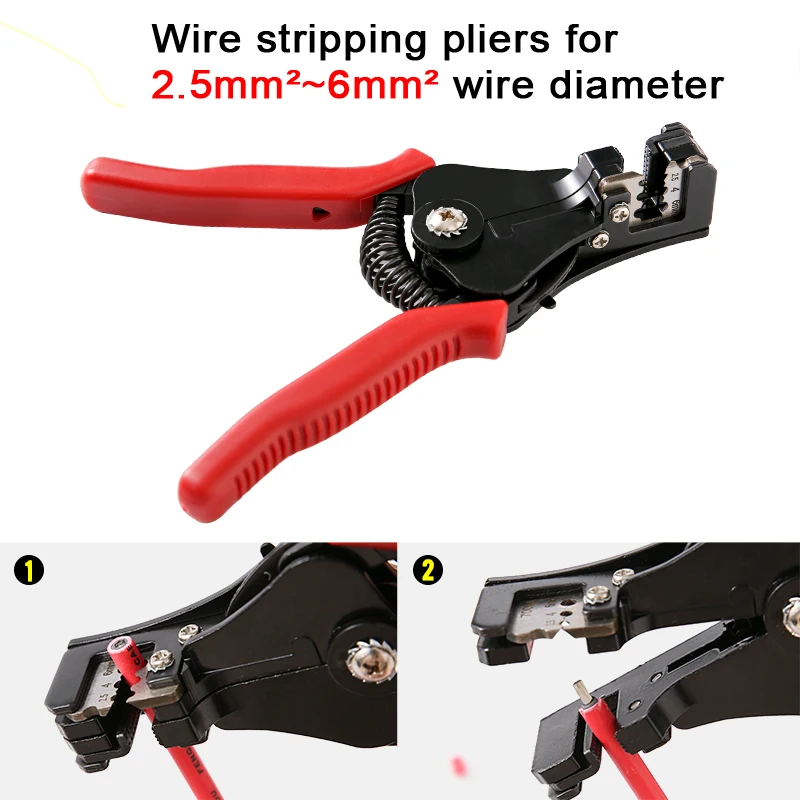 Imagem -04 - Solar Alicate Crimping Tool Kit Alicate de Corte Decapador de Fio Chave de Conector pv 2.5 mm mm mm