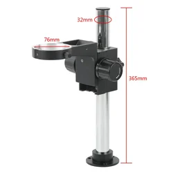 76mm Focusing Holder 32mm Metal Pillar Microscopio Stand Benchtop Base Bracket For Binocular Trinocular  Stereo Microscope