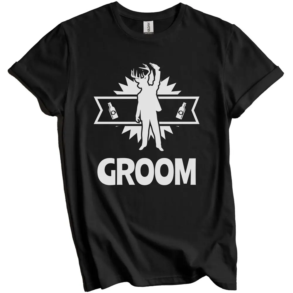 Groom Shirt - Bachelor Party Wedding ShirtAnime Pattern Y2KAnime Graphic T-shirts for Men Clothing Women Tees High Quality 100%C