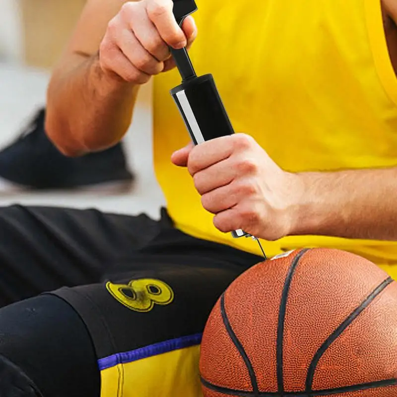 مضخة كرة السلة المحمولة مضخة الكرة الرياضية مع إبرة نافخة الإطارات مضخة كرة القدم كرة السباحة الدائري كرة الشاطئ نفخ