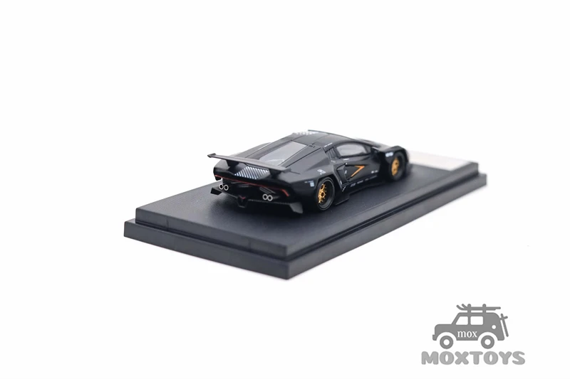 TM TimeMicro x PSC 1:64 PSCDESIGN Countach MatteBlack Diecast Model Car