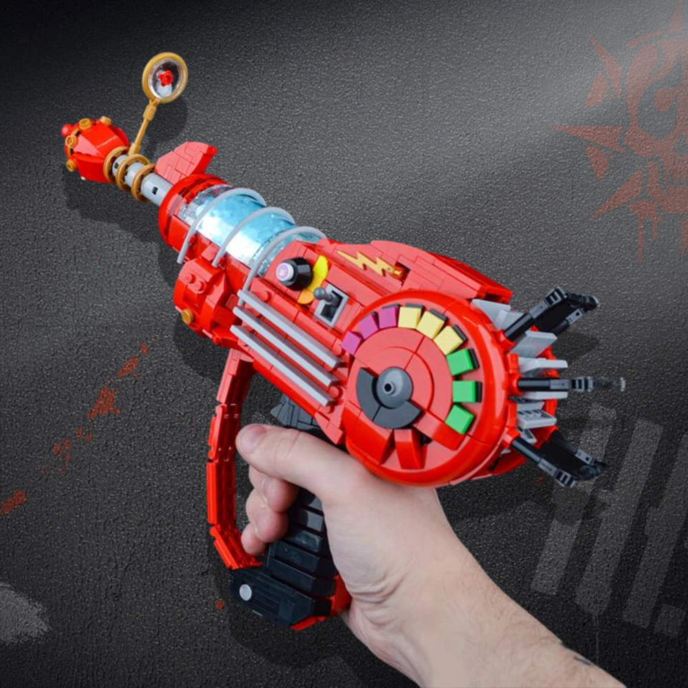 MOC Call of Duty Ray Gun Building Blocks Model Video Game Wonder Weapon DIY Toys Bricks Adult Kids Creative Birthday Gift