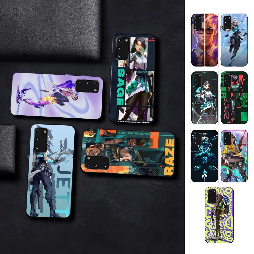 

Game Valorant Phone Case For Samsung S 9 10 20 21 22 23 30 23 24 plus lite Ultra FE S10lite Fundas