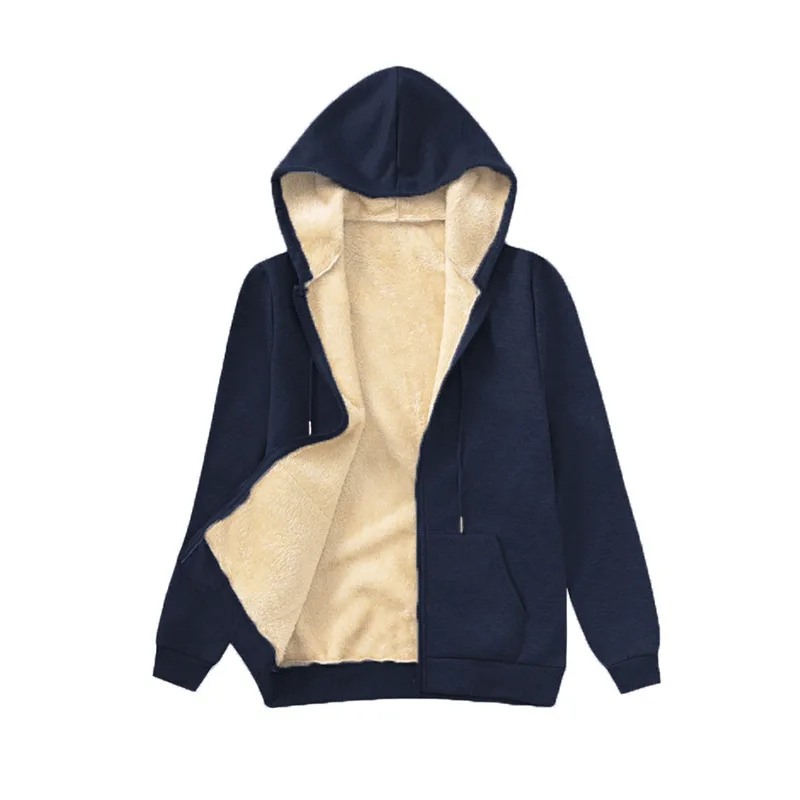 Women's Warm Fleece Lined Hoodie Thick Sherpa Pullover Drawstring Winter Sweatshirt Long Sleeve Multicolor Casual Top