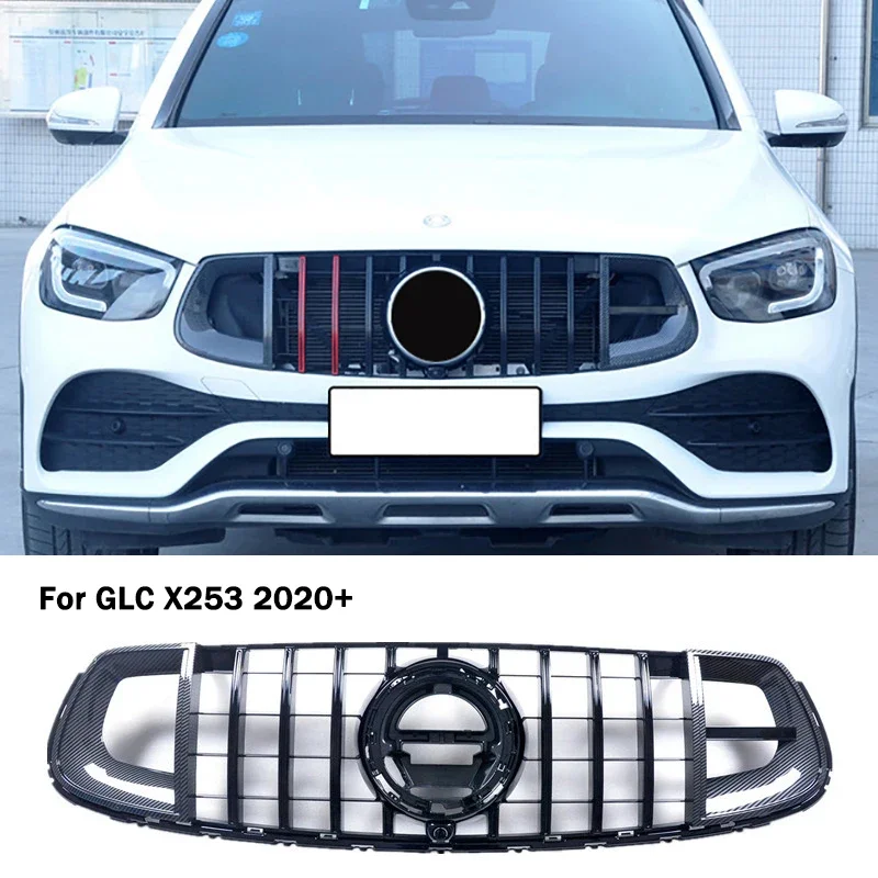 Front Grille Grill Bumper Engine Cooling Grid Car Parts Accessorie For Brabus For Mercedes Benz GLC X253 W253 2020-2023 Year