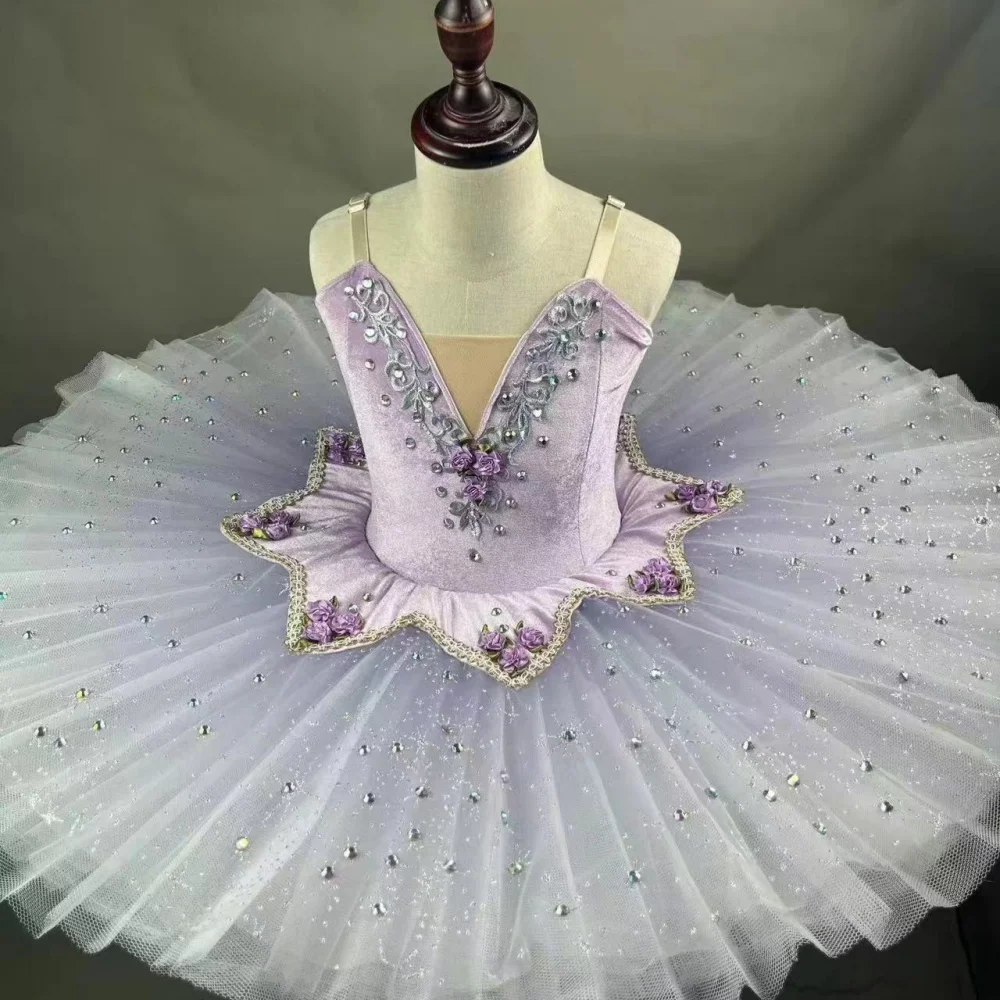Purple Professional Ballet Tutu Dress Girls Ballet Skirts Adult Women Ballerina Party Ballet Dance Costumes Girl Adults