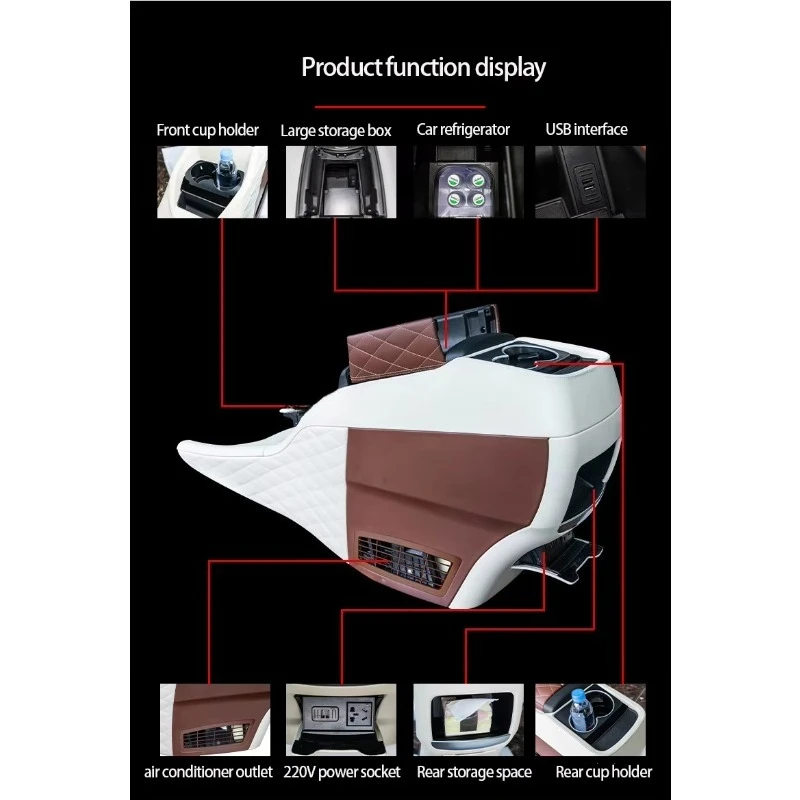 Factory Direct Sale Armrest Refrigerator Car Special Central Storage Box